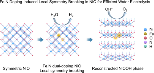 Dual-Doping-Induced Symmetry Breaking in NiO Nanosheets Enables ...