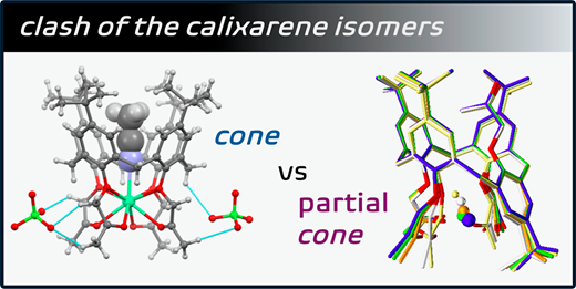 Graphical abstract for The missing link, allostery and synergism-hosting of metal cations by regular and partial cone calix[4]arene isomers