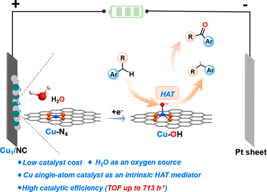 Mediation Graphical Abstract A Cu Single-Atom Catalyst as an Intrinsic Hydrogen Atom Transfer ...